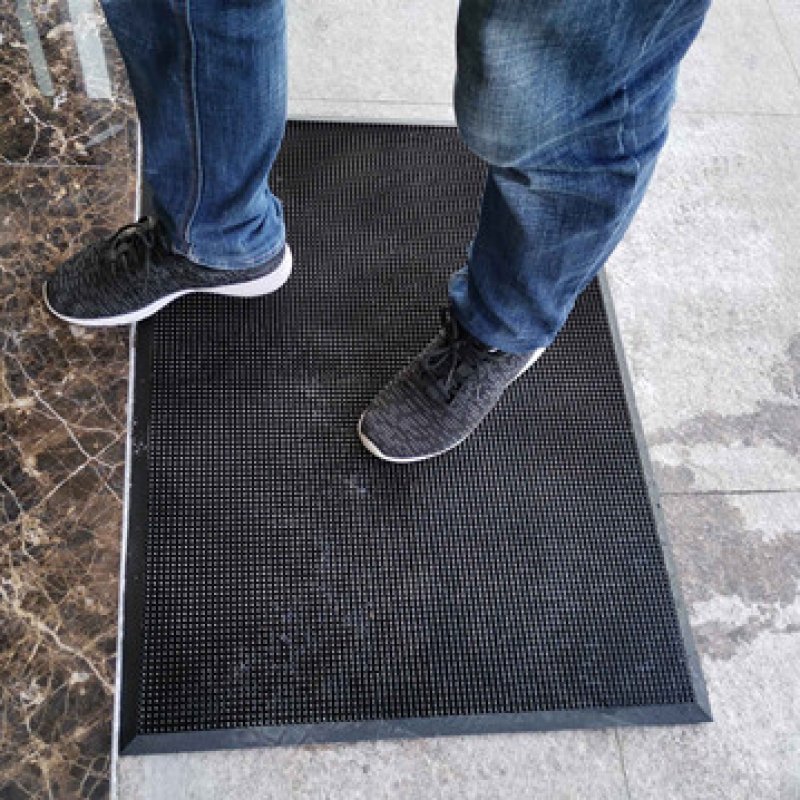 Rubber Disinfection Mat, disinfecting door mat, Evergreen Properity