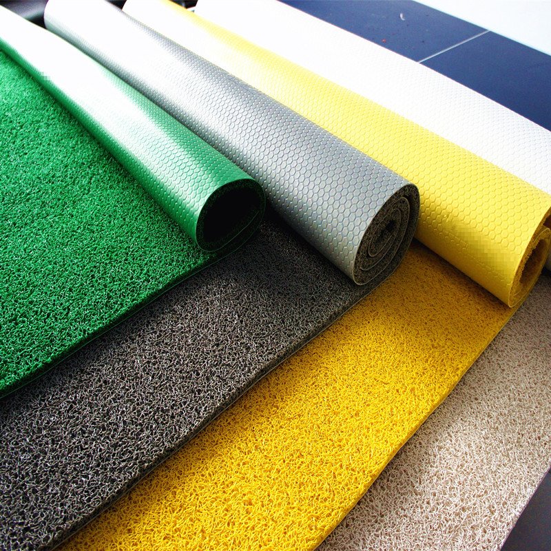 PVC coil mats, PVC coil carpet, PVC coil rugs, PVC coil mats, PVC coil